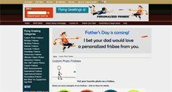 Desktop Screenshot of flyinggreetings.com